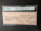 Ted Williams Autographed Check From His Private Collection Certified By Pmg 
