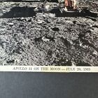Vintage Original July 1969 Nasa Apollo 11 Eva Aldrin On The Moon 8  X 10  Photo