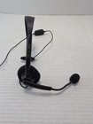 Oem Microsoft Xbox 360  Black Wired Chat Headset With Mic  Tested   Working