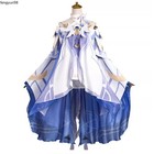 Anime Genshin Impact Columbina Suit Dress Clothing Skirt Cosplay Costume Outfit