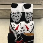 Horror Movie Freddy Jason 6 Pair Crew Socks Men Size 8-12 Bioworld Halloween