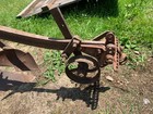 Antique Single-bottom Walk-behind Horse-drawn Plow Late 19th To Early 20th-cent 