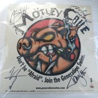 Motley Crue Autographed Generation Swine Flat