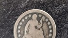 1853 Philadelphia Mint Silver Seated Liberty Half Dime With Arrows