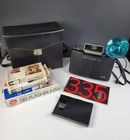 Polaroid Automatic 335 Land Camera W  Case  Flash   Extras Vintage Clean  