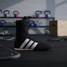 Men s Boxing Shoes Adidas Box Hog Classic Black Boxing Boots Jq8538