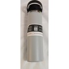 Hydro Flask Water Bottle Unisex 24oz Gray  Wide Mouth Flex Straw Cap Insulated