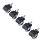 2 Inch Office Chair Replacement Rubber Caster 360   Swivel Wheels Pack Of 5