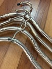Lot Of 4 Lee Rowan Mid Century Modern 24k Gold-plated Clothes Hangers