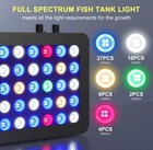 165w Marine Coral Led Aquarium Light Full Spectrum For Saltwater Freshwater Fish