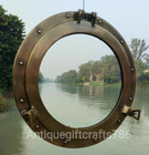 24 In Canal Boat Porthole Window Glass-antique Finish Ship Window Wall Porthole