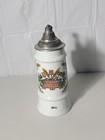 Vintage Wmf Germany La Galleria Design Milk White Lidded Beer Stein Excellent
