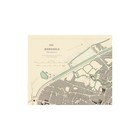 Historic Map - Brussels Belgium - Chapman 1834 - Vintage Wall Art