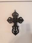 Cast Iron Religious Cross Decorative Rustic Wall Hanger