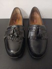 Vtg Bass Weejuns Men s Loafer Size 11 D Black Kiltie Tassel Dress Shoes 