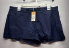 Women   s Kona Sol Navy Blue Full Coverage Swim Shorts Size L Retail  24 New 