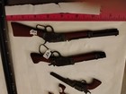 Vintage 5 Pc  Marx Miniature Cap Toy Guns Marx Rifles Famous Firearms 7 - 4  
