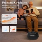 Shiatsu Foot Massager With Heat - Fsa Hsa Eligibleupgraded Foot Kneading Mass   