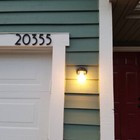 4 Inch Art Deco House Numbers  Color Choices