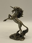 Hudson Fine Pewter Unicorn Figurine 1984 Vintage Usa  Statue