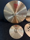 Paiste 2002  20 Ride  17 Crash  16 Thin Crash  12 Splash 14 Sound Edge  14 Pstx