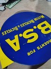 Porcelain Bsa Enamel Sign Size 12  Inches Flange Double Sided