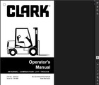 Clark Cmp20d Forklift Operators Service Repair Shop Manual Pdf On Usb