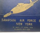 The Airman Sampson Air Force Base New York Yearbook Flights 4217-4269 Year 1955