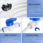 32 8ft Refrigerator Water Line Kit - Fridge Ice Maker White And Blue 