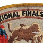 1981 Nfr Rodeo Patch Hesston National Finals Embroidered Western Clown Vintage
