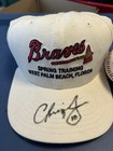 Braves Chipper Jones Signed Hat   Braves Signed Baseball