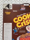 1989 Vintage Cookie Crisp Cereal Box W  Nintendo Power Glove Theme