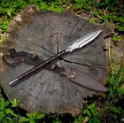 Custom Handmade Carbon Steel Blade Traditional Viking Spear Hunting Spear W shea