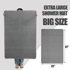 47 X 32 Extra Large Shower Mat For Shower Stall Tub Non Slip Bath Mat Bathroom