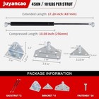 Gas Struts Gas Strut Lift Support Gas Shocks Gas Spring 17 Inch 450n 101lb