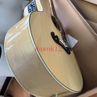 Us Warehouse J-200 Natural Acoustic Guitar Solid Spruce Top Hollow Body