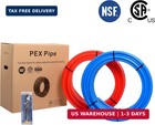 1 2-inch 200 Ft Pex-b Tubing Pex Pipe Plumbing Installation Kit    100 Ft Red  