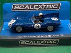 Original Scalextric Jaguar D-type 1 32 Slot Car  Blue white   9  New Unused