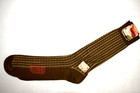 Vintage Socks Andrew s Zayre 60s 70s Nylon Full Striped Brownish Size 10-12 Nwt