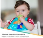 2-pack Ez Squee-z Silicone Baby Food Dispensers     Aqua   Green