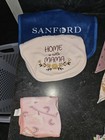 Assorted Baby Bibs  burp Cloths wraps  And 1 Blanket 