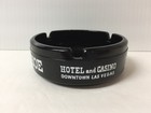 Vintage Horseshoe Hotel Casino Black Glass Ashtray Downtown Las Vegas Nevada