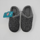 Hometop Memory Foam Slippers Women   s Gray Knit Indoor House Shoes Non Slip