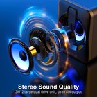 Computer Speaker Usb Powered Bluetooth Desk Subwoofer Game Speakers Audio