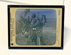 Native American Glass Negative  indian Talking To A Cowboy In Sign Language   a8