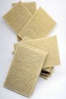 12-pack Natural Fiber Sisal Scouring Pads - 100  Biodegradable Dish Scrub Pads