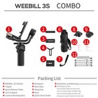 Zhiyun Weebill 3s Combo 3-axis Gimbal Stabilizer For Canon Sony Fuji Camera Dslr