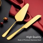 2pcs Wedding Cake Knife And Server Set  Premium Cake Cutter Includes 10 63  Cake