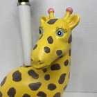 Kids Room Tabletop Giraffe Lamp Nursery Zoo Safari Animal  works No Lamp Shade