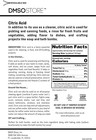 Citric Acid All-natural Multi-purpose 1 Lbs  Usp Food Grade  Anhydrous  Fine Gra